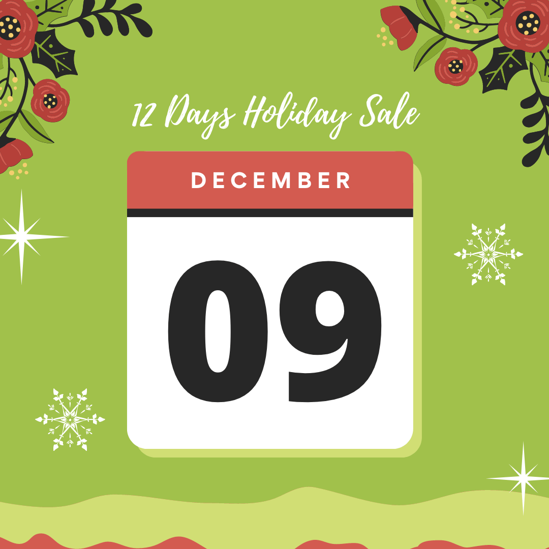 12 Days Holiday Sale Day 9 12 Days Holiday Sale Day 9