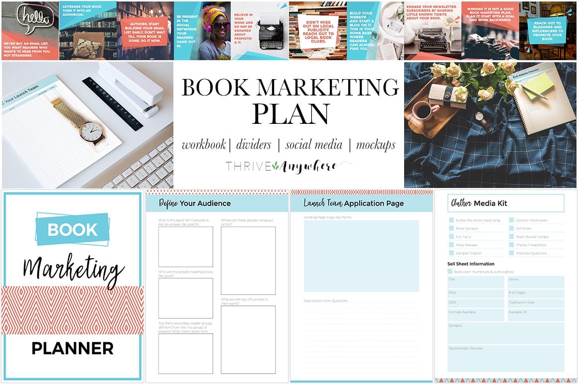 book marketing plan banner