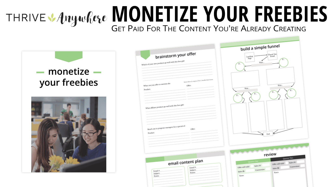 monetize your freebies Banner