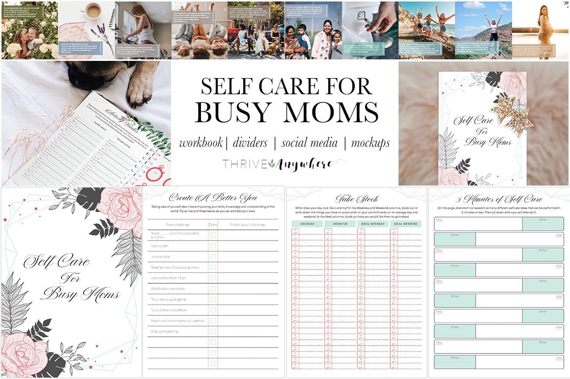 self care for busy moms banner