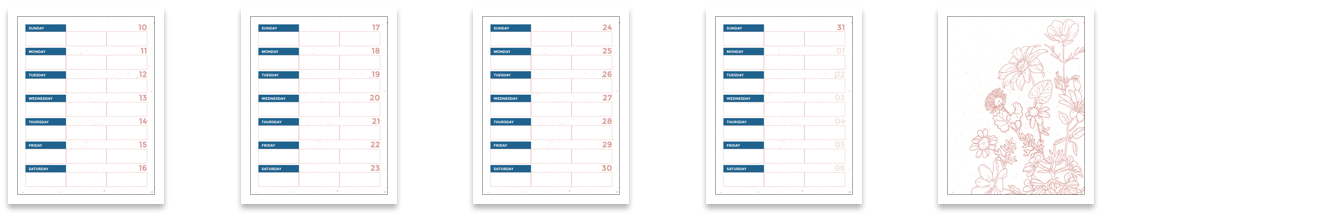 three column planners 3 05