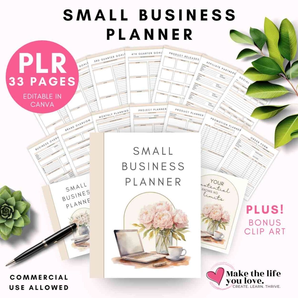 tina haack small business planner template