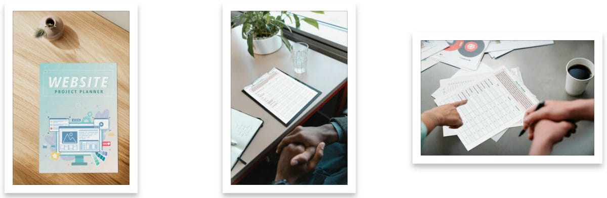 website project planner mockups website project planner mockups