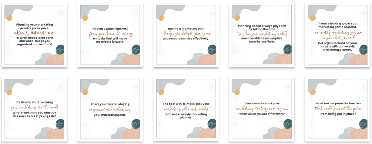 weekly marketing planner social media weekly marketing planner social media