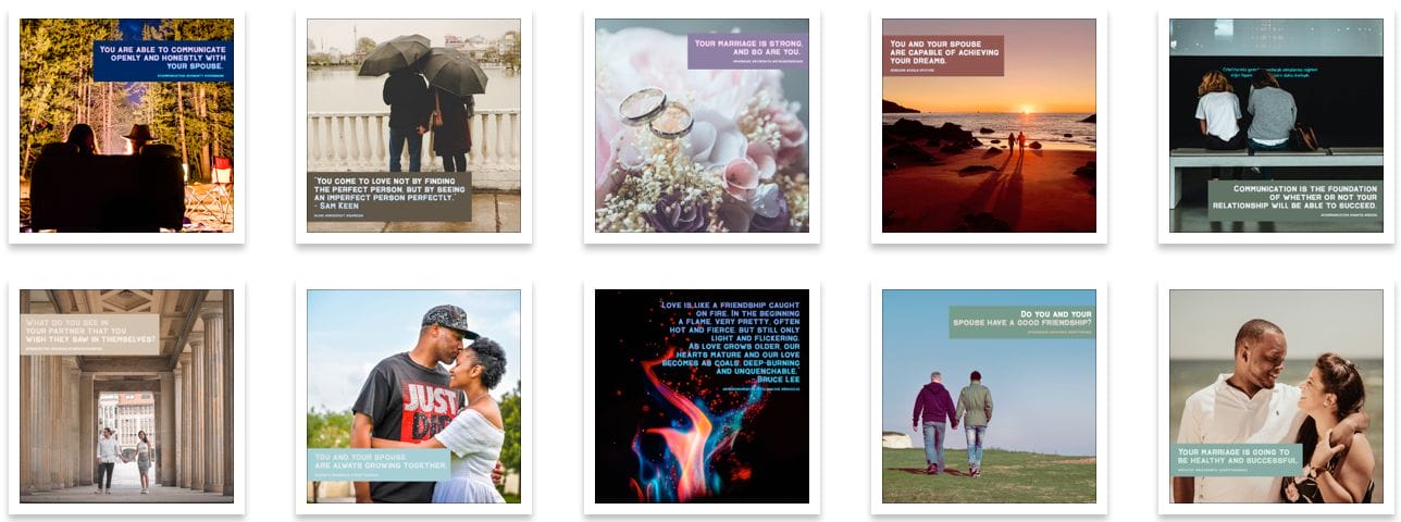 Social Media Images Couples Journal