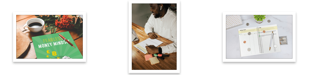 fearless money mindset mockups