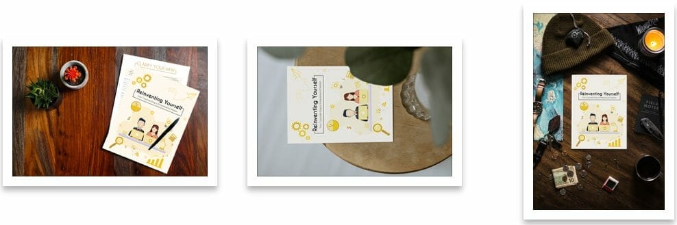 reinventing yourself mockups