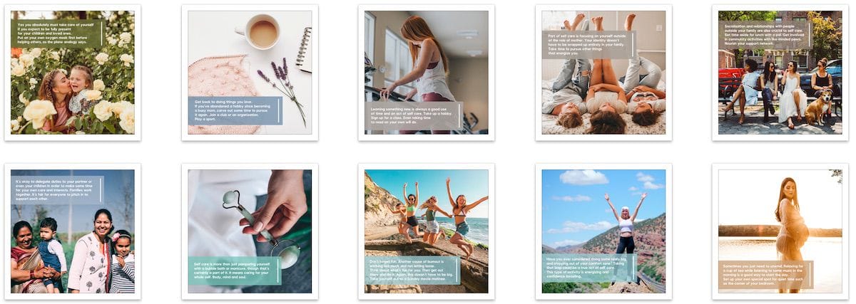 self-care-for-busy-moms-social-media